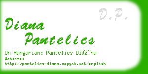 diana pantelics business card
